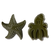 Песочный набор, с грузовиком, хаки-коричневый