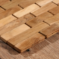 Коврик из тикового дерева, 40х30х0,7 см