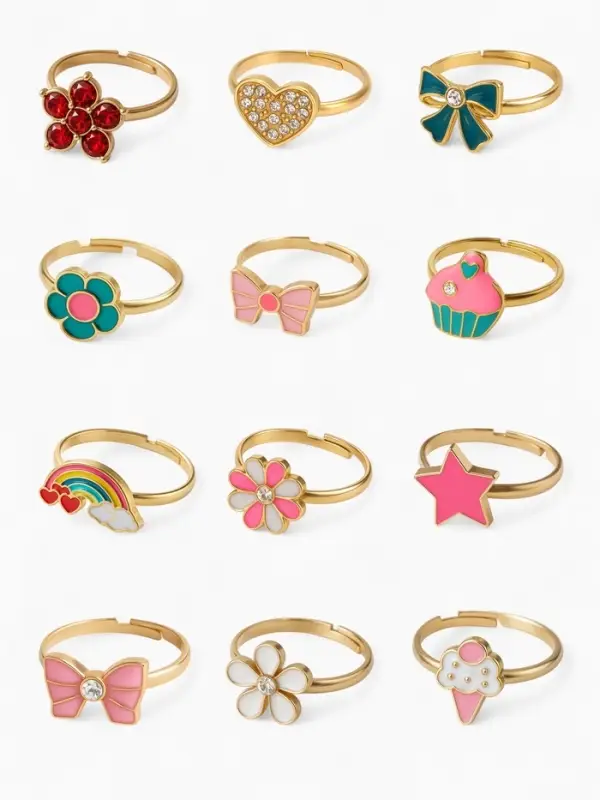 Кольцо детское &laquo;Выбражулька&raquo; лето, форма МИКС, цвет МИКС, безразмерное