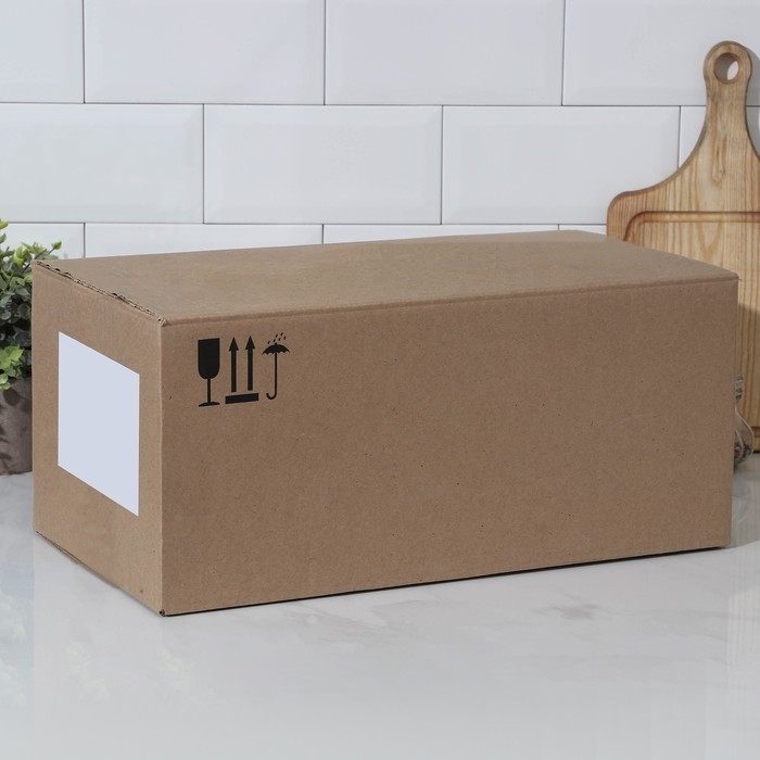 Набор кастрюль &laquo;Сочная вишня&raquo;, 2 предмета: 4.5 л, 5 л, эмалированные крышки, цвет белый