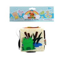 Кубик &laquo;Бизикубик. Кто где живёт&raquo; 9 &times; 9 см