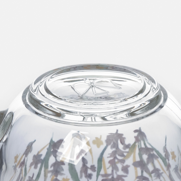 Кружка стеклянная &laquo;Лаванда&raquo;, 200 мл