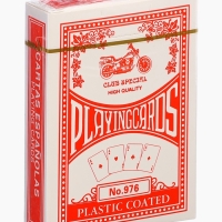 Карты игральные 54 шт "Мотоцикл", карта 6.2 х 8.7 см, красная рубашка, 280 г