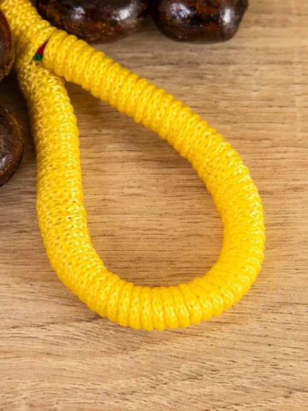 Сувенирный музыкальный инструмент "Погремушка" орех кемири, 16х10х3 см, МИКС