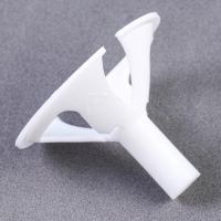 Держатель-зажим для шаров, d=5 мм, цвет белый, набор 100 шт. Держатель-зажим для шаров, d=5 мм, цвет белый, набор 100 шт.