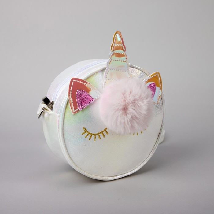 Сумка детская для девочки &laquo;Волшебный единорог&raquo;, цвет белый