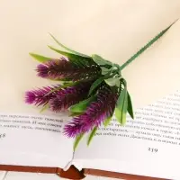 Букет искусственный &laquo;Веточки пушистые и листья&raquo;, 17 см, МИКС