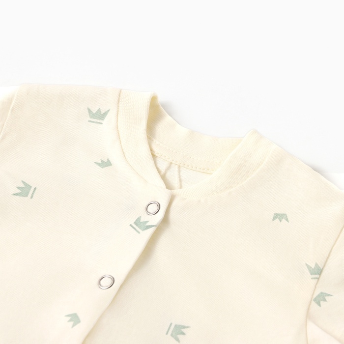 Кофточка детская MINAKU, цвет молочный, рост 62-68 см