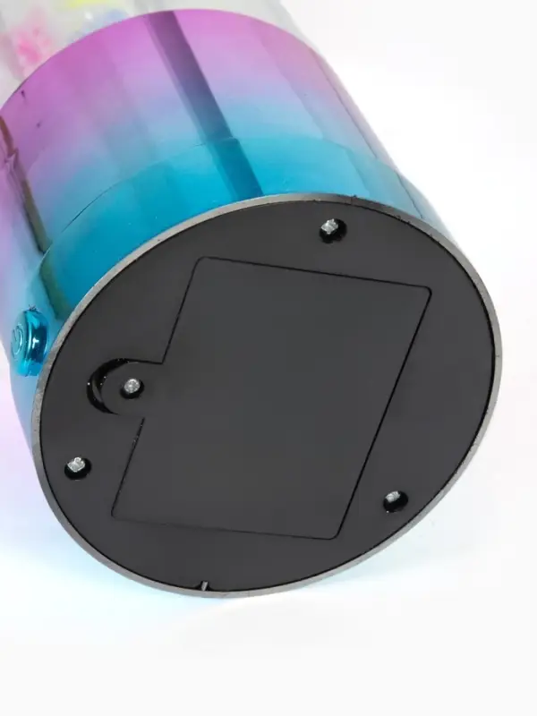 Светильник "Медузы" LED, RGB, USB, 3-5Вт, розово-голубой металлик 9х9х3 см