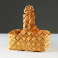 Корзина плетеная 24 x 13,5 x 9,5/25 см, секвойя Корзина плетеная 24 x 13,5 x 9,5/25 см, секвойя