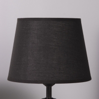 Лампа настольная "Никс" 1х40Вт Е27 черный 20х20х30см МОДЕЛЬ:
