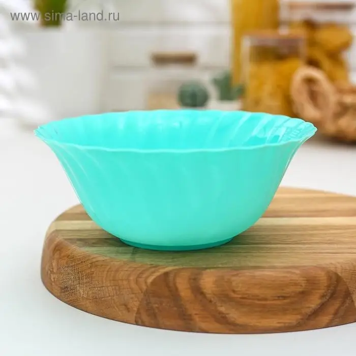 Салатник, 1,2 л, цвет МИКС