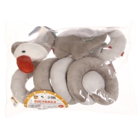 Растяжка на кроватку/коляску &laquo;Джунгли&raquo;, с прорез., Крошка Я