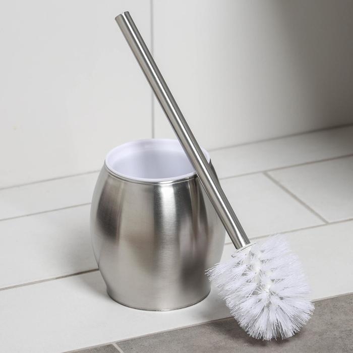 Ёршик для унитаза с подставкой, 12&times;12&times;37 см