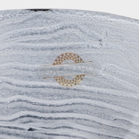 Салатник Magistro &laquo;Рифл&raquo;, 750 мл, 350 мл, d=19,5 см, стекло, голубой