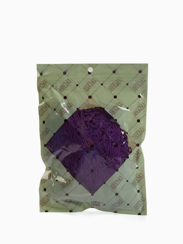 Набор авосек: 41 х 27 см и 37 х 20 см, клетка 1.5 см, фиолетовые