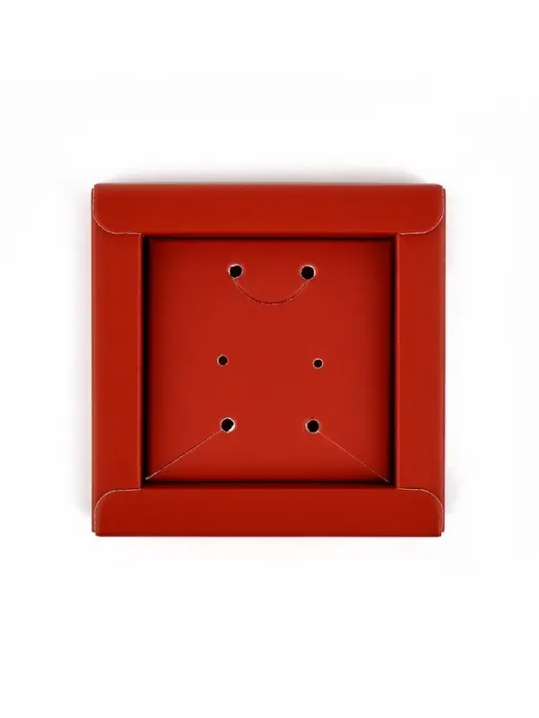 Коробка под бижутерию &laquo;Красная&raquo;, 7.5 х 7.5 х 3 см