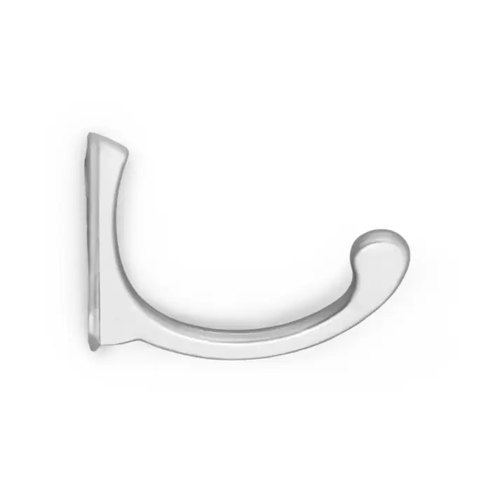 Крючок мебельный ТУНДРА TKO026, однорожковый, хром, 20 шт.