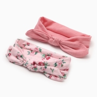 Набор повязок на голову Крошка Я "Цветочек" розов. р-р 46-48 Набор повязок на голову Крошка Я "Цветочек" розов. р-р 46-48