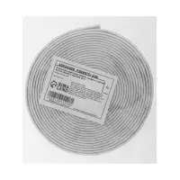 Уплотнитель резиновый ТУНДРА, профиль I, размер 9х2 мм, белый, в упаковке 10 м