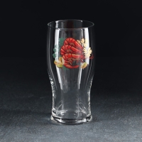 Стакан стеклянный для пива &laquo;Тюлип&raquo;, 570 мл, рисунок МИКС