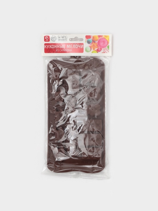 Форма для конфет и шоколада Доляна &laquo;Детские игрушки&raquo;, силикон, 21&times;11 см, 15 ячеек (3,5&times;2 см), цвет МИКС