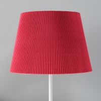 Светильник настольный "Строгость" 1х40Вт Е27 бордовый 22,5х22,5х41,5см