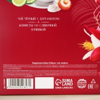 Подарочный набор &laquo;8 марта&raquo;, чай 50 г, конфеты 100 г