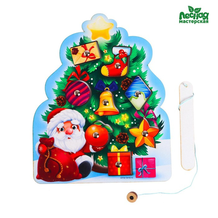 Новогодняя игрушка. Рыбалка &laquo;Новый год! Ёлочка Монтессори&raquo;