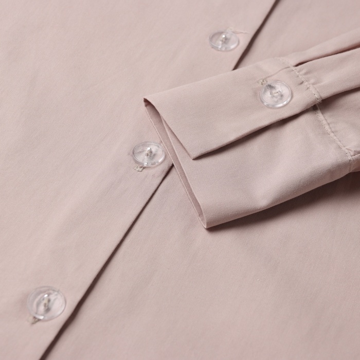 Рубашка женская удлиненная MINAKU: Casual Collection цвет серо-розовый, р-р 44 Рубашка женская удлиненная MINAKU: Casual Collection цвет серо-розовый, р-р 44