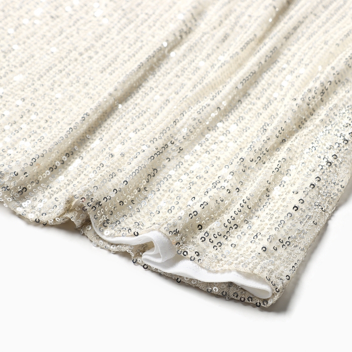 Юбка женская из пайеток MIST, р.44, серебряный