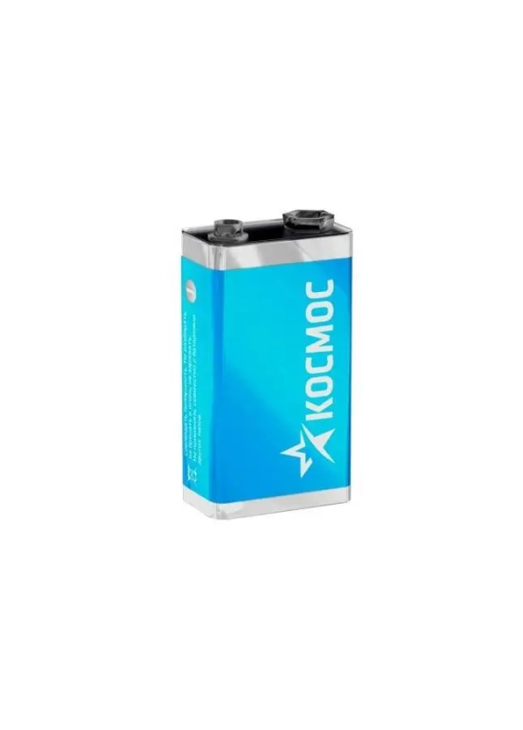 Батарейка Космос Крона 6LR61 Shrink 1 Alkaline 9V