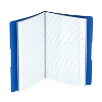 Тетрадь А4, 48 листов в клетку, ErichKrause FolderBook, в съёмной пластиковой обложке, синяя