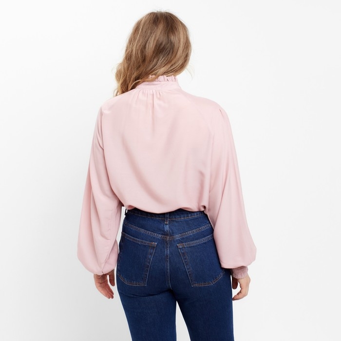Блузка женская MINAKU: Enjoy цвет розовый, р-р 52 Блузка женская MINAKU: Enjoy цвет розовый, р-р 52