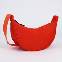 Сумка женская из текстиля, 30&times;17&times;6 см, оранжевая
