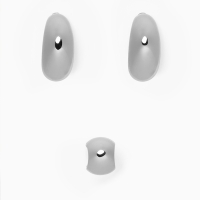 Набор серьги и каффы 3 шт &laquo;Капли&raquo; объёмные, цвет золото