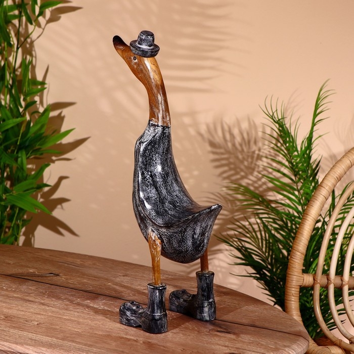Сувенир "Утка в тёмном" дерево 45 см