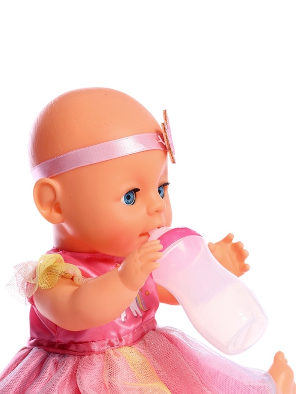 Кукла интерактивная "Анечка" 30 см, Шаинский музыка 100 фраз, 4 акс, Y30BB-UNICORN-24-RU