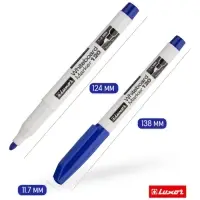 Маркер для доски 1-2 мм, Luxor 120, пулевидный, синий