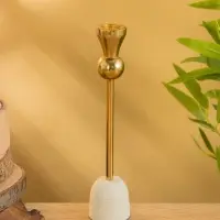 Подсвечник "Ферзь" 5х5х25 см, алюминий