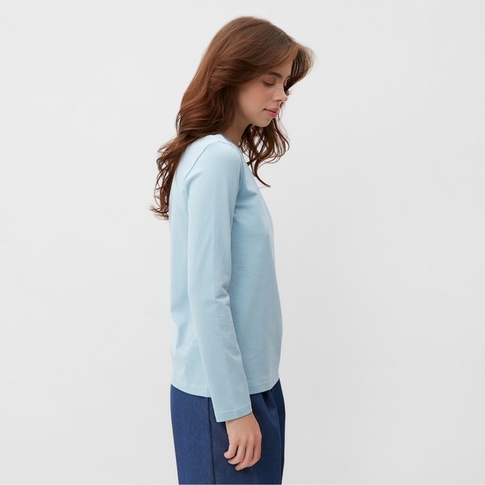 Лонгслив женский MINAKU: Basic line цвет мятный, размер 48 Лонгслив женский MINAKU: Basic line цвет мятный, размер 48