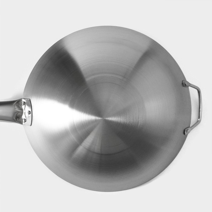 Сковорода-Wok Hanna Kn&ouml;vell из нержавеющей стали Chief, d=30 см, с ручкой