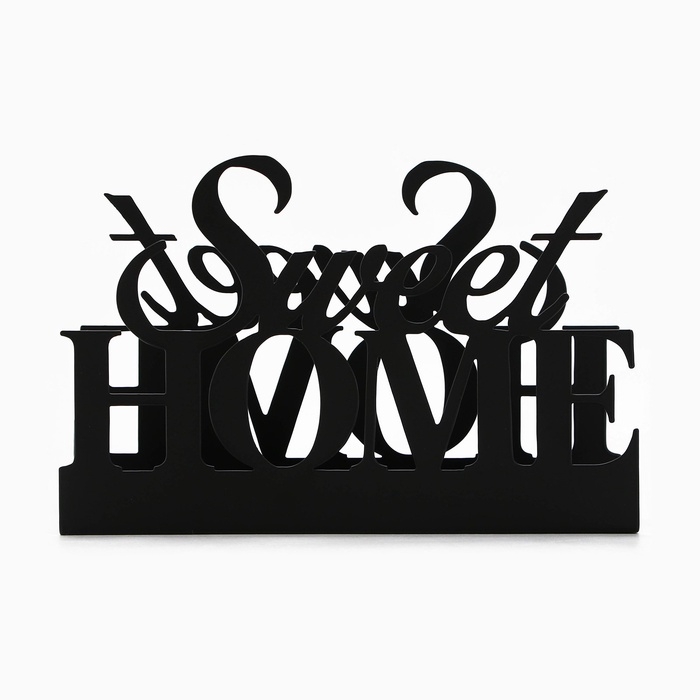 Салфетница &laquo;Sweet home&raquo; металлическая, 14 х 9 см