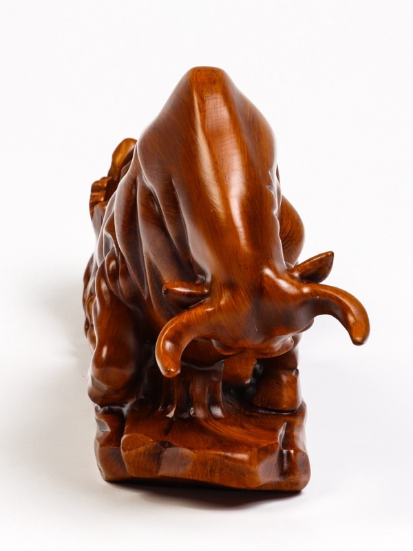 Подставка для бутылки "Бык" под дерево, 49.11.22см