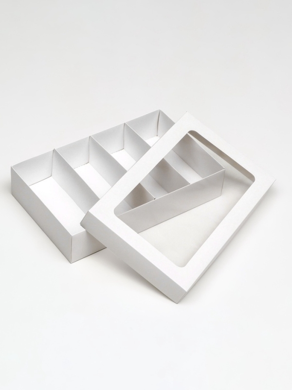 Коробка для макарун, с ложементом, белая 26,5 х 16,5 х 5,5 см Коробка для макарун, с ложементом, белая 26,5 х 16,5 х 5,5 см