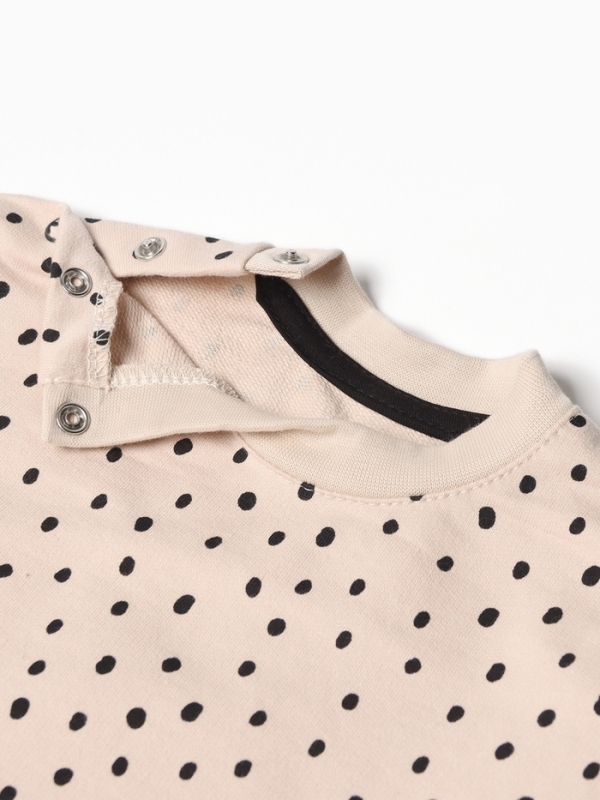 Джемпер Крошка Я "Киса", рост 80-86 см, бежевый