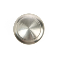 Ручка кнопка ТУНДРА, d=28 мм, цвет матовый никель, 8 шт