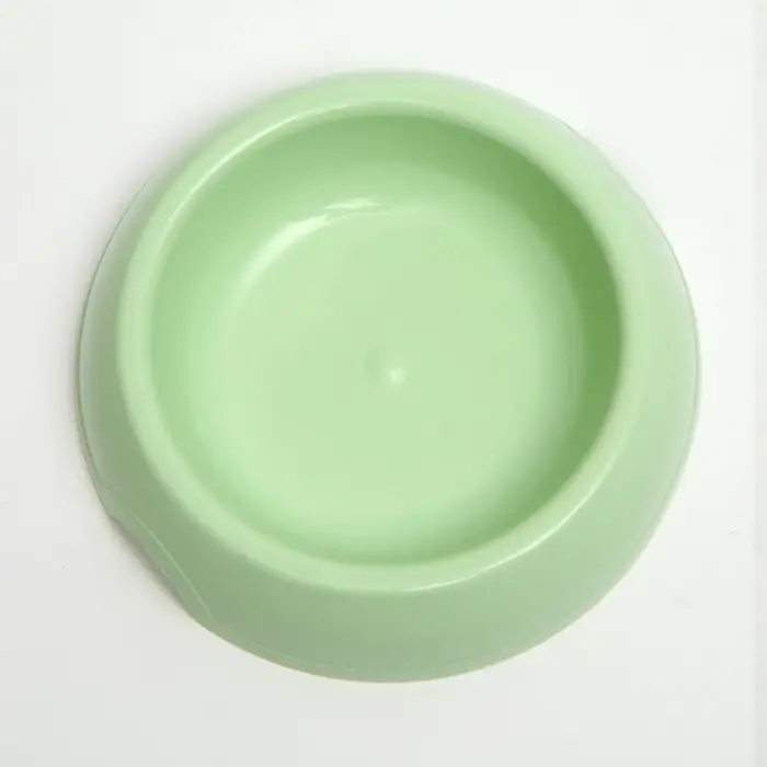 Миска для кошек и собак 14,5 х 3 см, 0,2 л, светло-зеленый