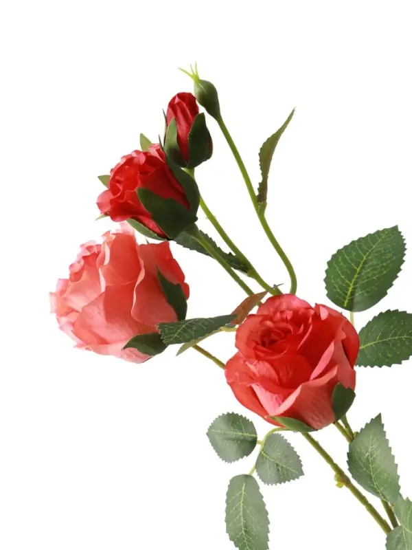 Цветы искусственные &laquo;Роза Августина галант&raquo;, d=6 см, h=55 см, персиковые