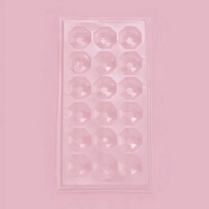 Форма для шоколада и конфет &laquo;Бриллиант&raquo;, 18 ячеек, 22&times;11 см, прозрачная